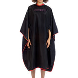 Amika Salon Cape – Lightweight, Water-Resistant, Adjustable Snap Closure (65" x 57")