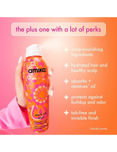 Amika Perk Up Plus – Oil-Absorbing, Volume-Boosting Dry Shampoo