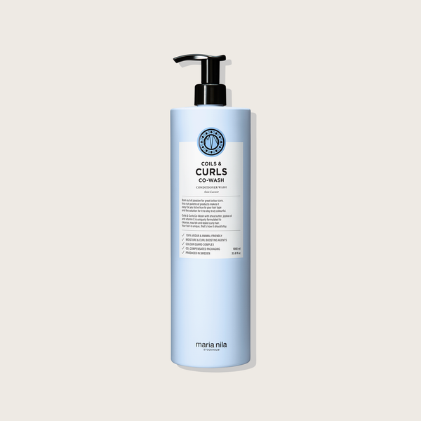 Maria Nila Coils & Curls Co-Wash – Silicone-Free Cleansing Conditioner