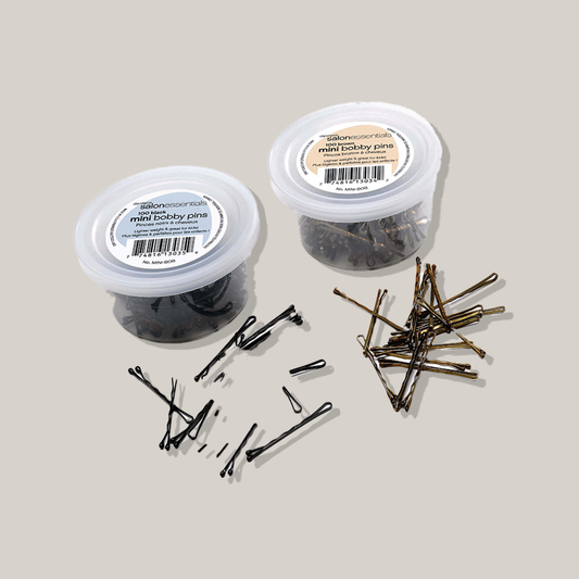 (100/bte) Mini "Bobby Pins" noires