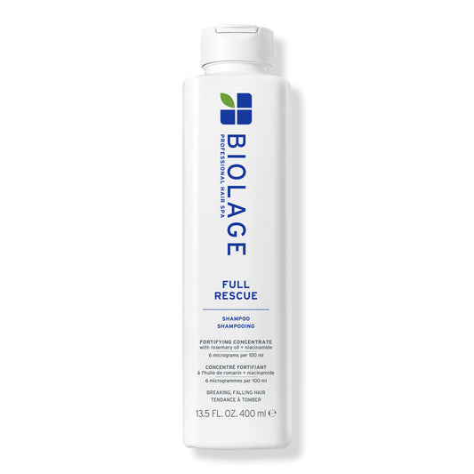 Biolage Full Rescue Shampoo 400 ml — white bottle, front label, plain background