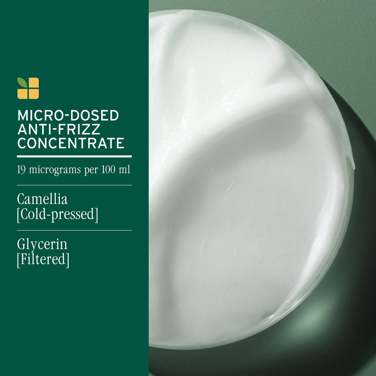 Biolage SmoothProof Leave-In Cream — micro-dosed anti-frizz concentrate with camellia oil and glycerin