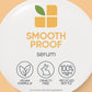 Biolage SmoothProof Serum — formula claims card: vegan formula with no animal-derived ingredients, cruelty free, 100% recycled bottle excluding cap