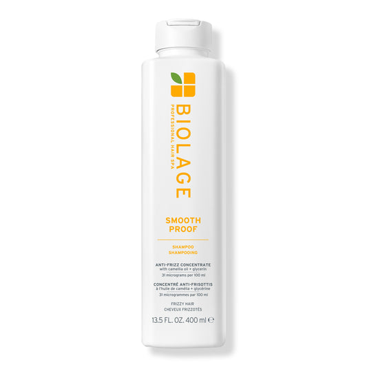 Biolage SmoothProof Shampoo 400 ml — current-generation bottle, front label, plain white background