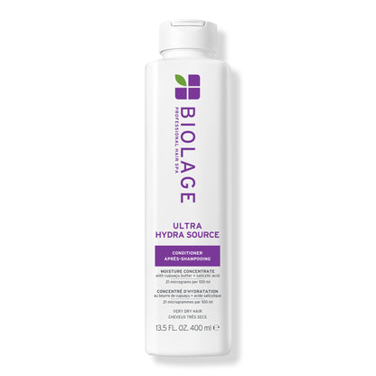 Biolage Ultra HydraSource Conditioning Balm 400 ml — white bottle, front label
