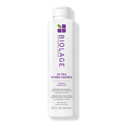 Biolage Ultra HydraSource Shampoo 400 ml — current-generation bottle, front label, plain white background