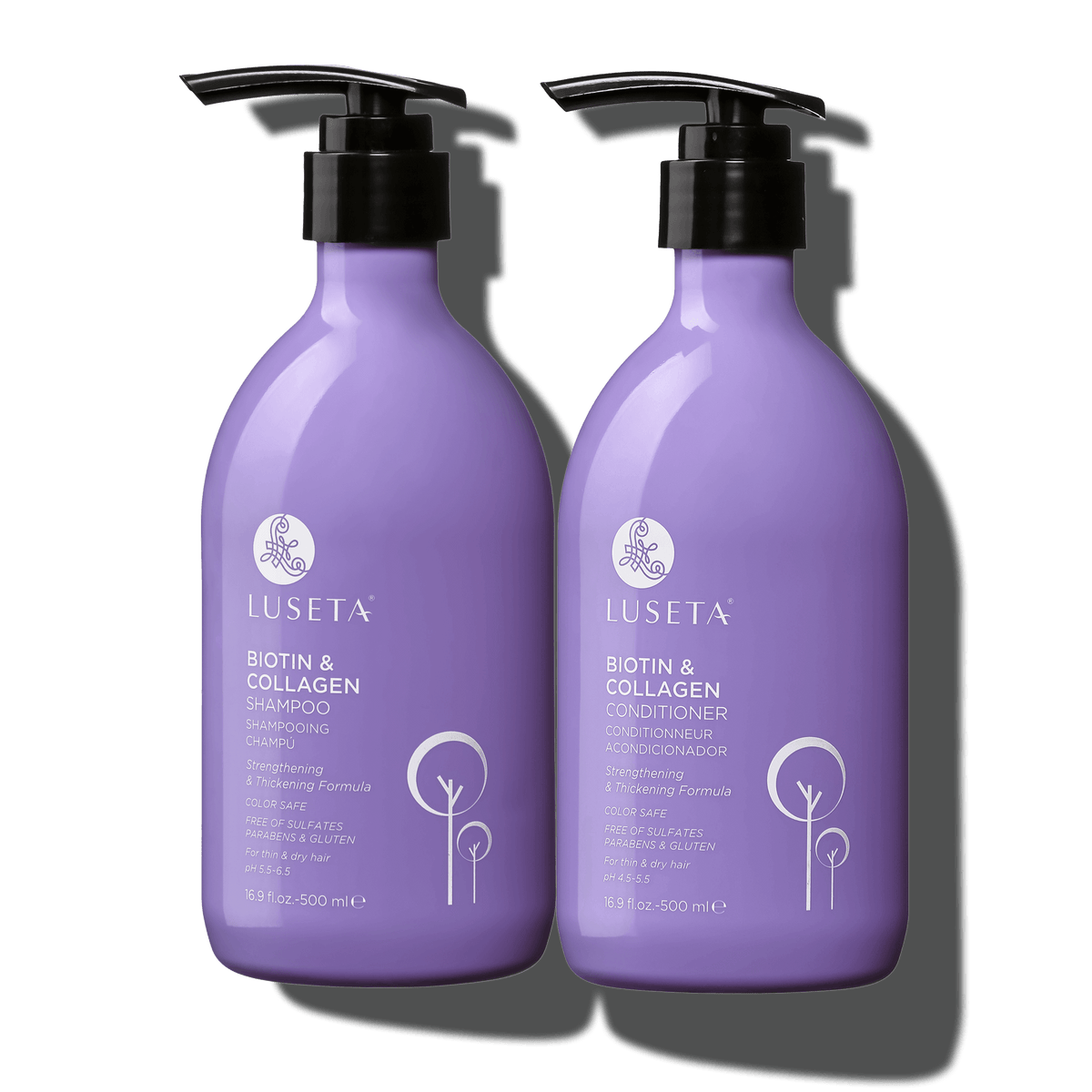 Luseta Beauty Biotin & Collagen Shampoo & Conditioner Duo — product photograph