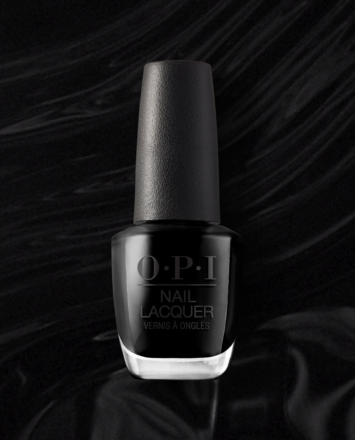 OPI Nail Lacquer — Black Onyx, official OPI product image