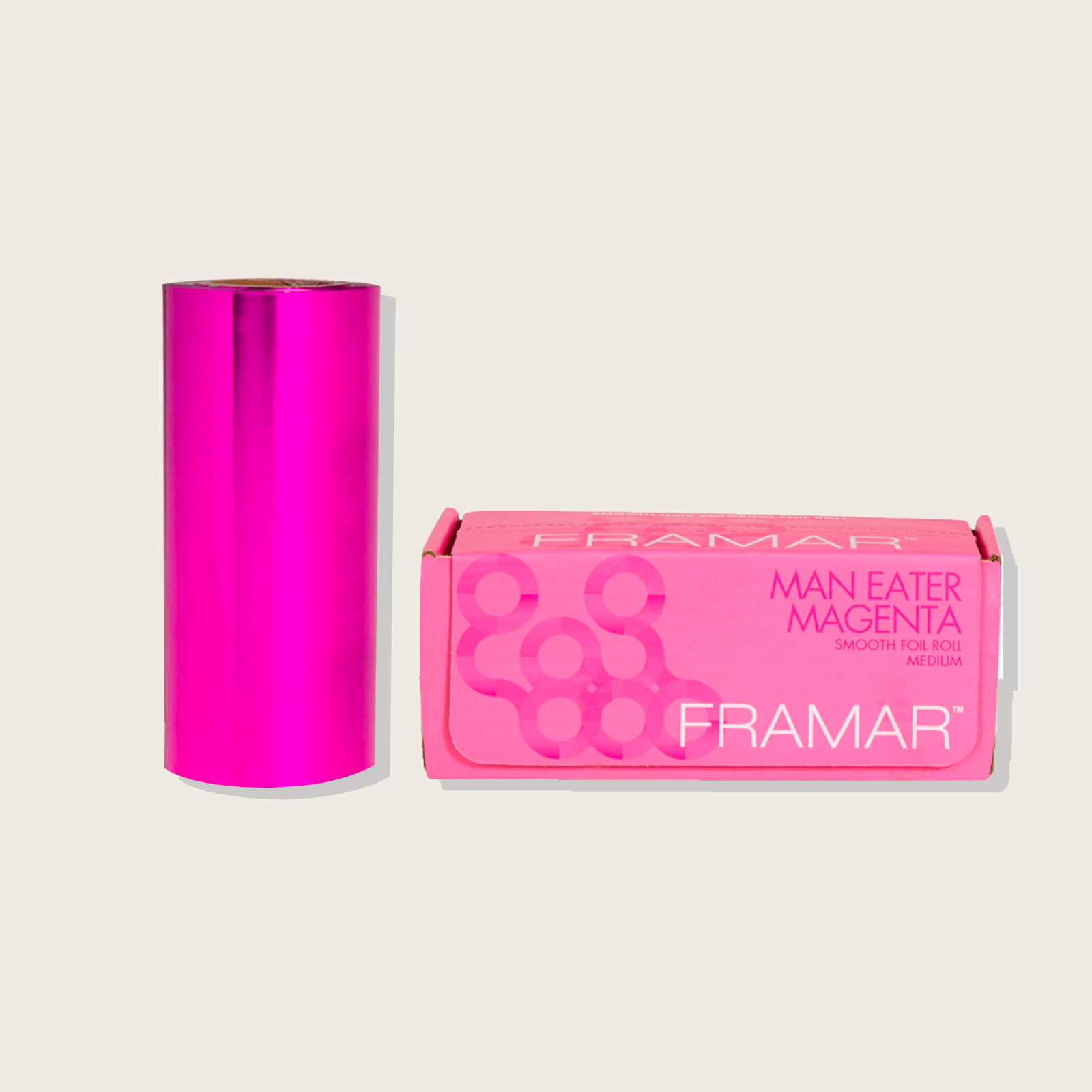 Rouleau aluminium lisse Man Eater Magenta – 320 pieds