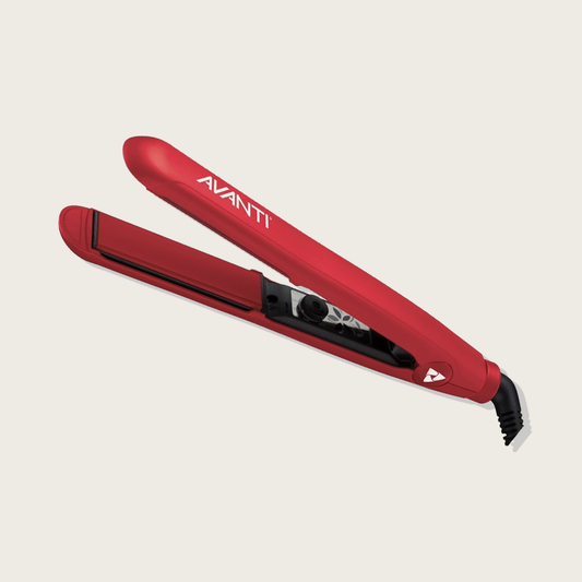 Fer plat titane/tourmaline/céramique rouge 1 po #AVTTRC