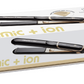 Olivia Garden Ceramic + Ion Flat Iron — retail carton front, plain white background