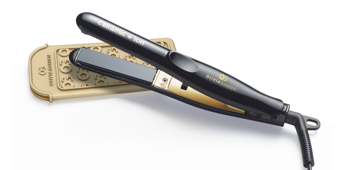 Ceramic + ion Travel Flat Iron CI-FLT1 — plates/detail