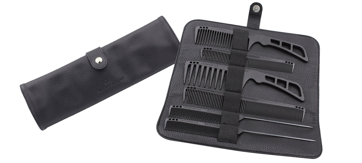 Olivia Garden CarbonLite Comb Set — product on a plain white background