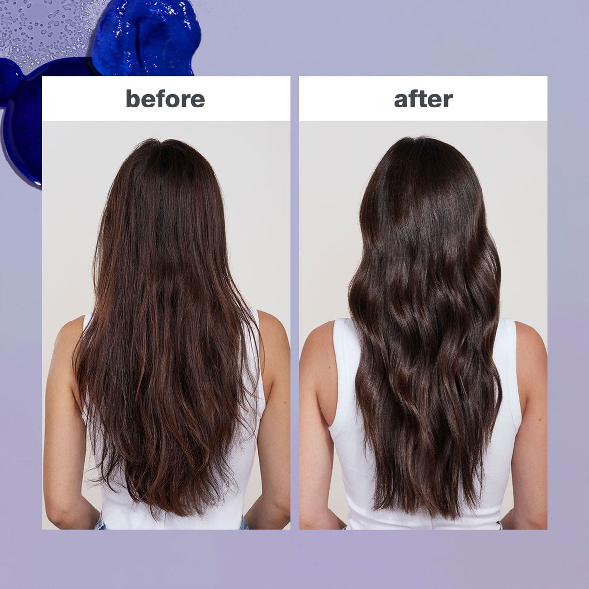 milk_shake Toning Spray — Cold Brunette — before and after result