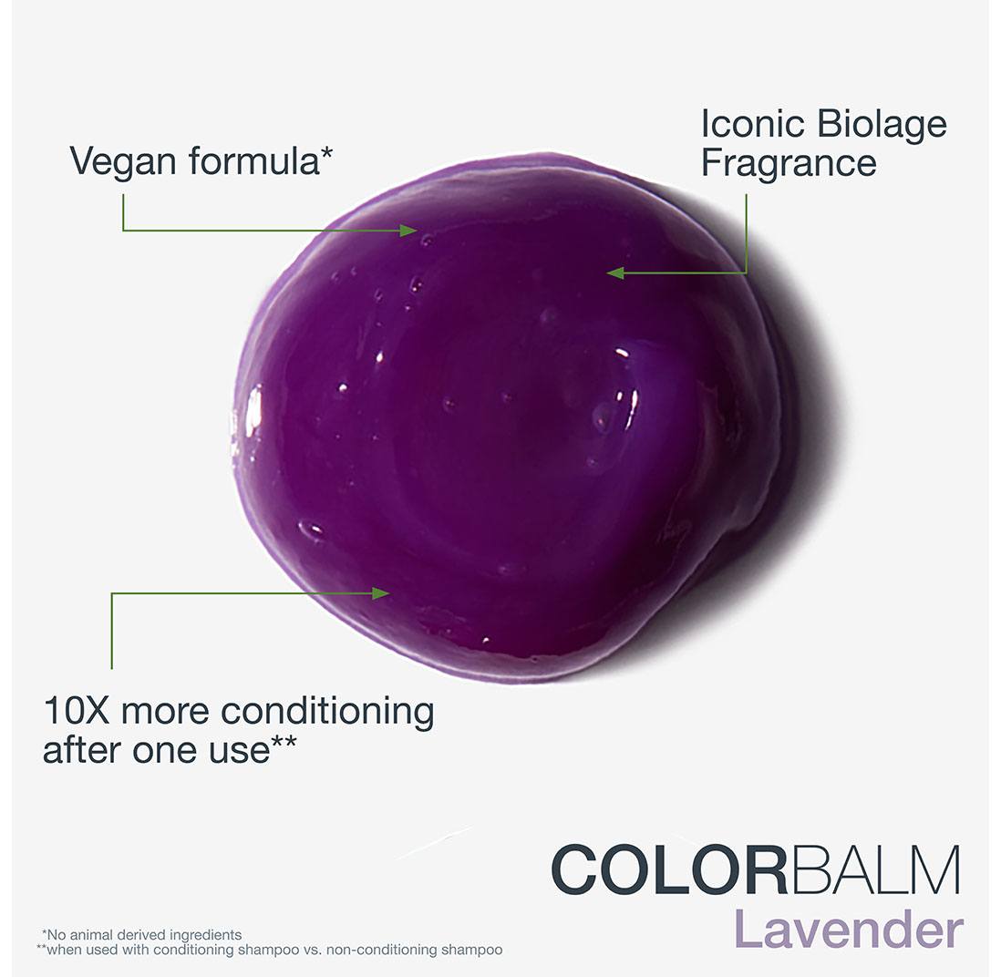 Biolage - Colorbalm - Acondicionador depositador de color Lavanda |8.5 oz|