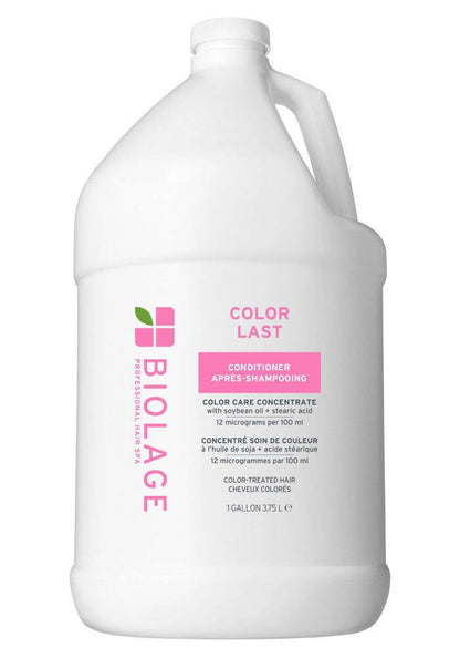 Biolage ColorLast Conditioner 1 gallon / 3.75 L salon jug with handle, front view