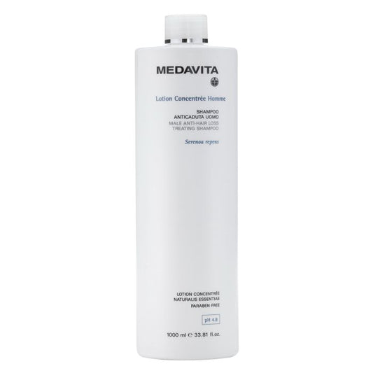 Medavita Lotion Concentrée Homme Men's Densifying Shampoo – Densifying Care for Thinning Hair 1000ml