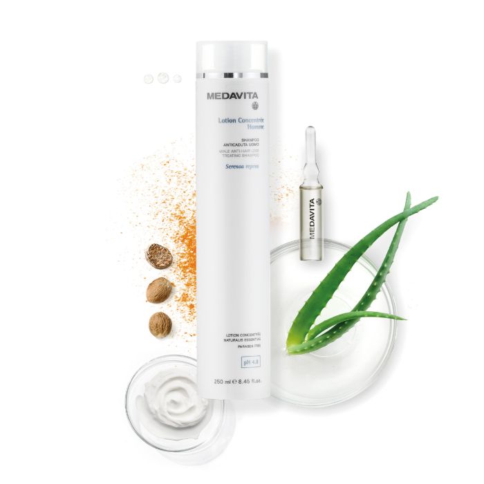 Medavita Lotion Concentrée Homme Men's Densifying Shampoo – Densifying Care for Thinning Hair 55ml