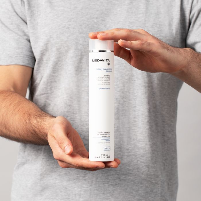 Medavita Lotion Concentrée Homme Men's Densifying Shampoo – Densifying Care for Thinning Hair 55ml