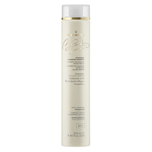 Medavita Blondie Ice Blonde Enhancing Shampoo – Tone Care for Blonde Hair