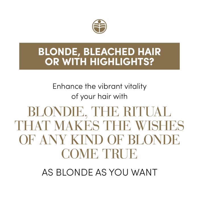 Medavita Blondie Copper Blonde Enhancing Conditioning Serum – Tone Care for Blonde Hair 150ml