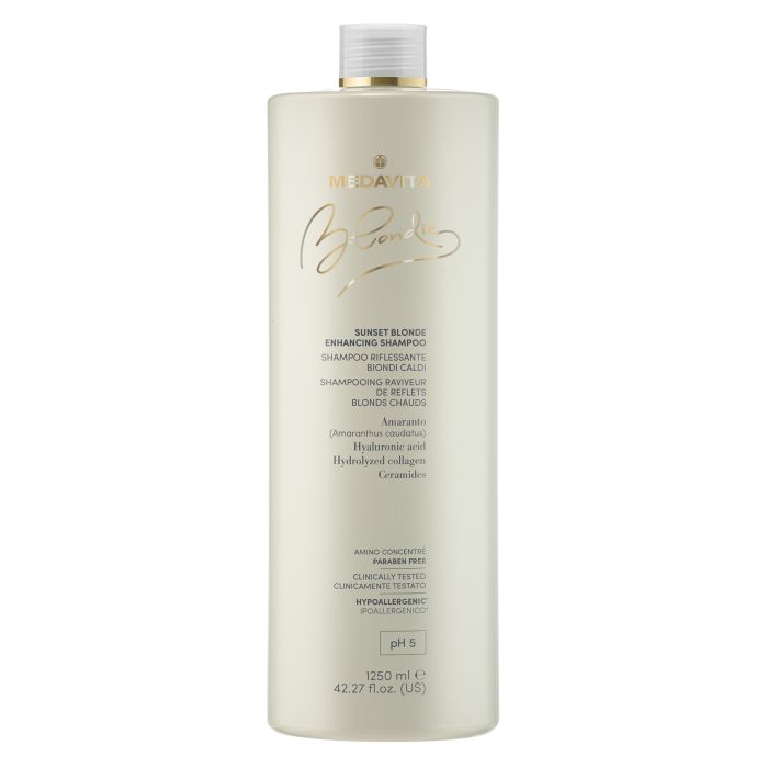 Medavita Blondie Sunset Blonde Enhancing Shampoo – Tone Care for Blonde Hair