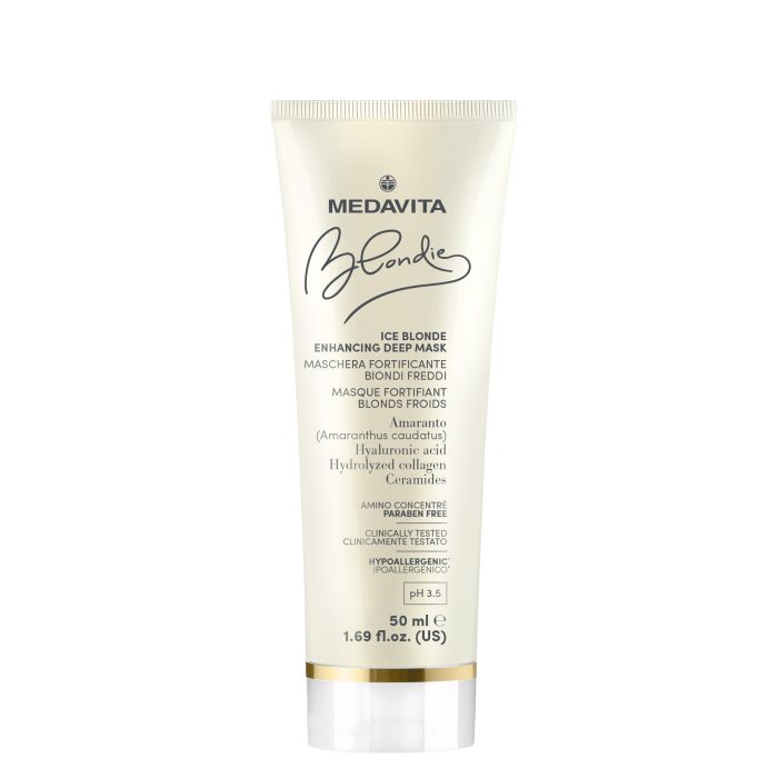 Medavita Blondie Ice Blonde Enhancing Deep Mask – Tone Care for Blonde Hair