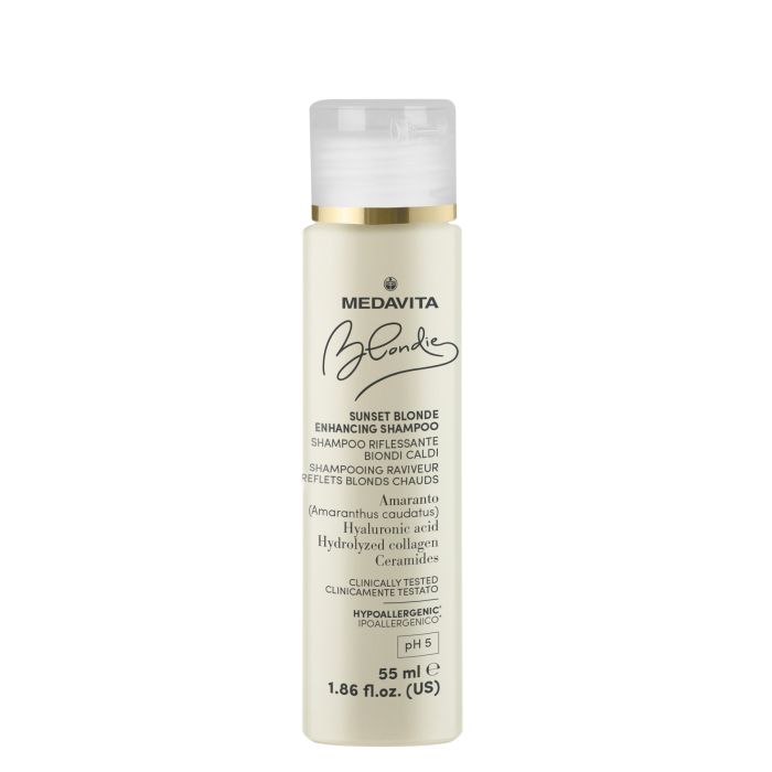 Medavita Blondie Sunset Blonde Enhancing Shampoo – Tone Care for Blonde Hair