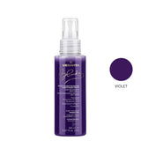 Medavita Blondie Violet Blonde Enhancing Conditioning Serum — 150 ml Violet Blonde Enhancing Conditioning Serum bottle with its violet tone swatch