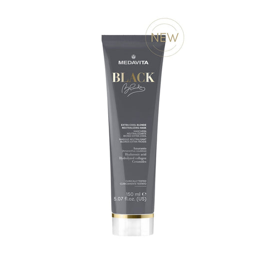 Medavita Blondie Technics Salon Extra Cool Blonde Neutralizing Mask — 150 ml bottle front, plain white background