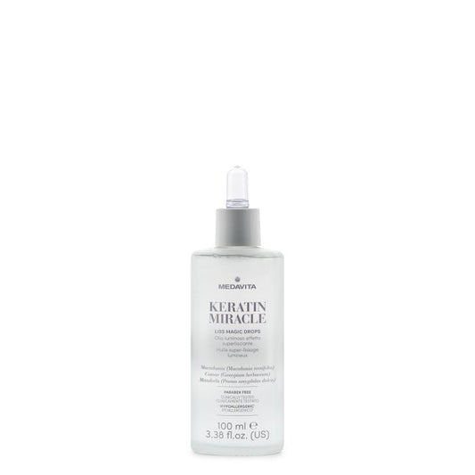 Medavita Keratin Miracle Liss Magic Drops – Smoothing Anti-Frizz Care 100ml