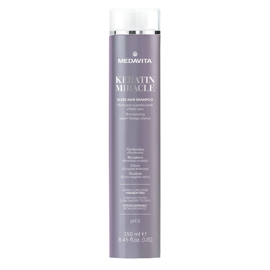 KERATIN MIRACLE -Sleek Hair Shampoo 250ml | Medavita | ProHair.ca