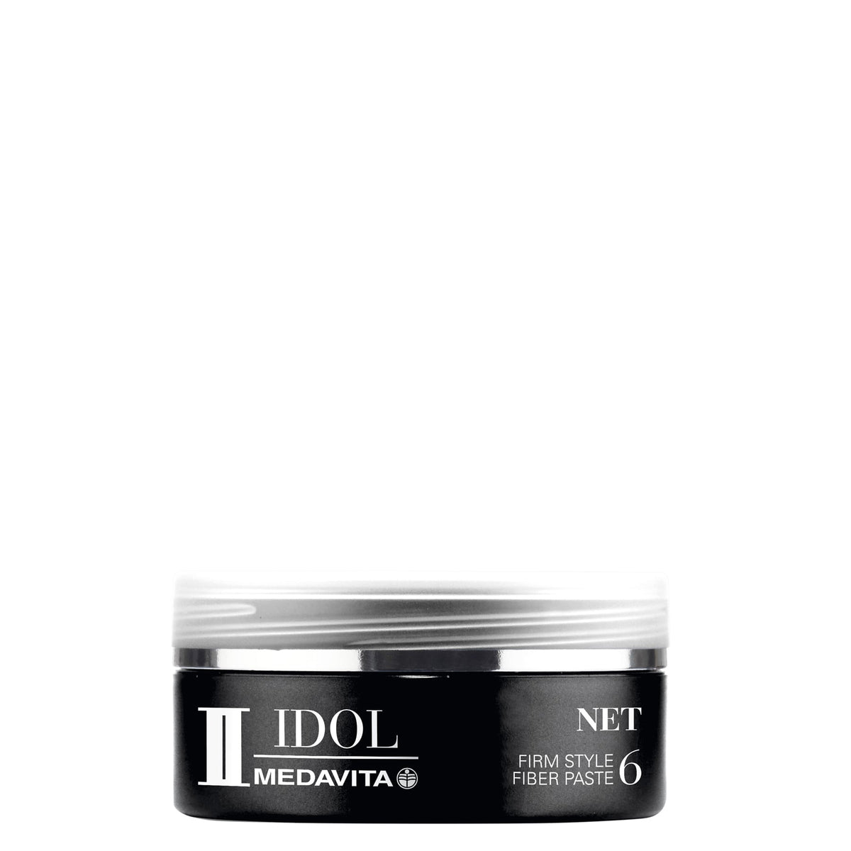 Medavita Idol Man Net Firm Style Fiber Paste — bottle front, plain white background