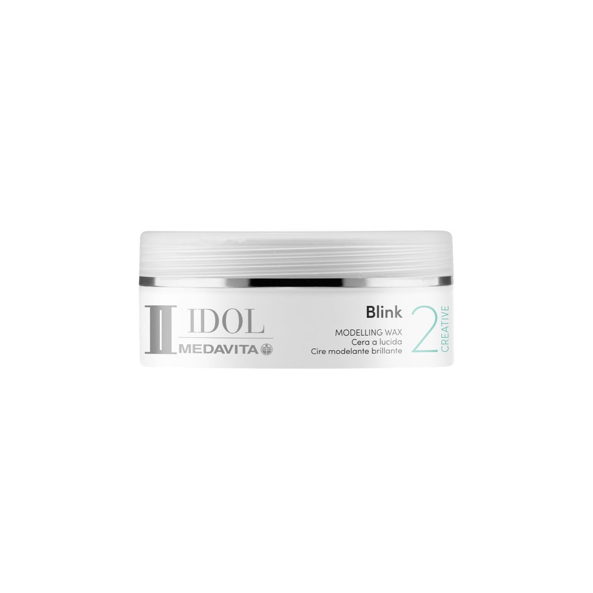 Medavita Idol Blink Modelling Wax — 100 ml Blink Modelling Wax jar, front label, plain white background