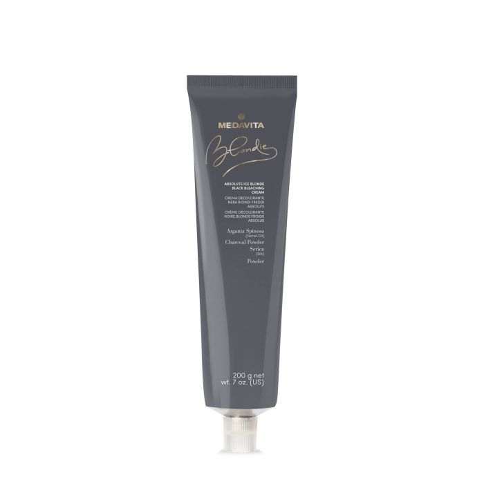 Medavita Blondie Technics Absolute Ice Blonde Black Bleaching Cream – Tone Care for Blonde Hair 200g