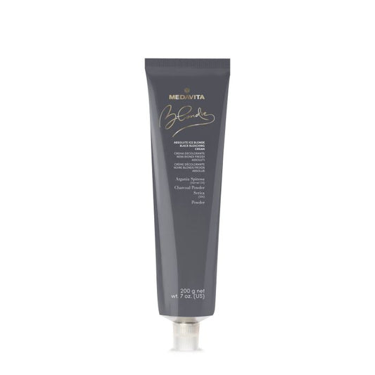 Medavita Blondie Technics Absolute Ice Blonde Black Bleaching Cream – Tone Care for Blonde Hair 200g