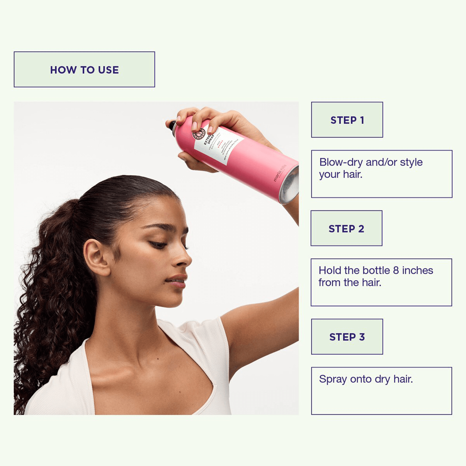 Maria Nila Extreme Hold Spray with Vanilla Scent for Maximum Control | Maria Nila | ProHair.ca