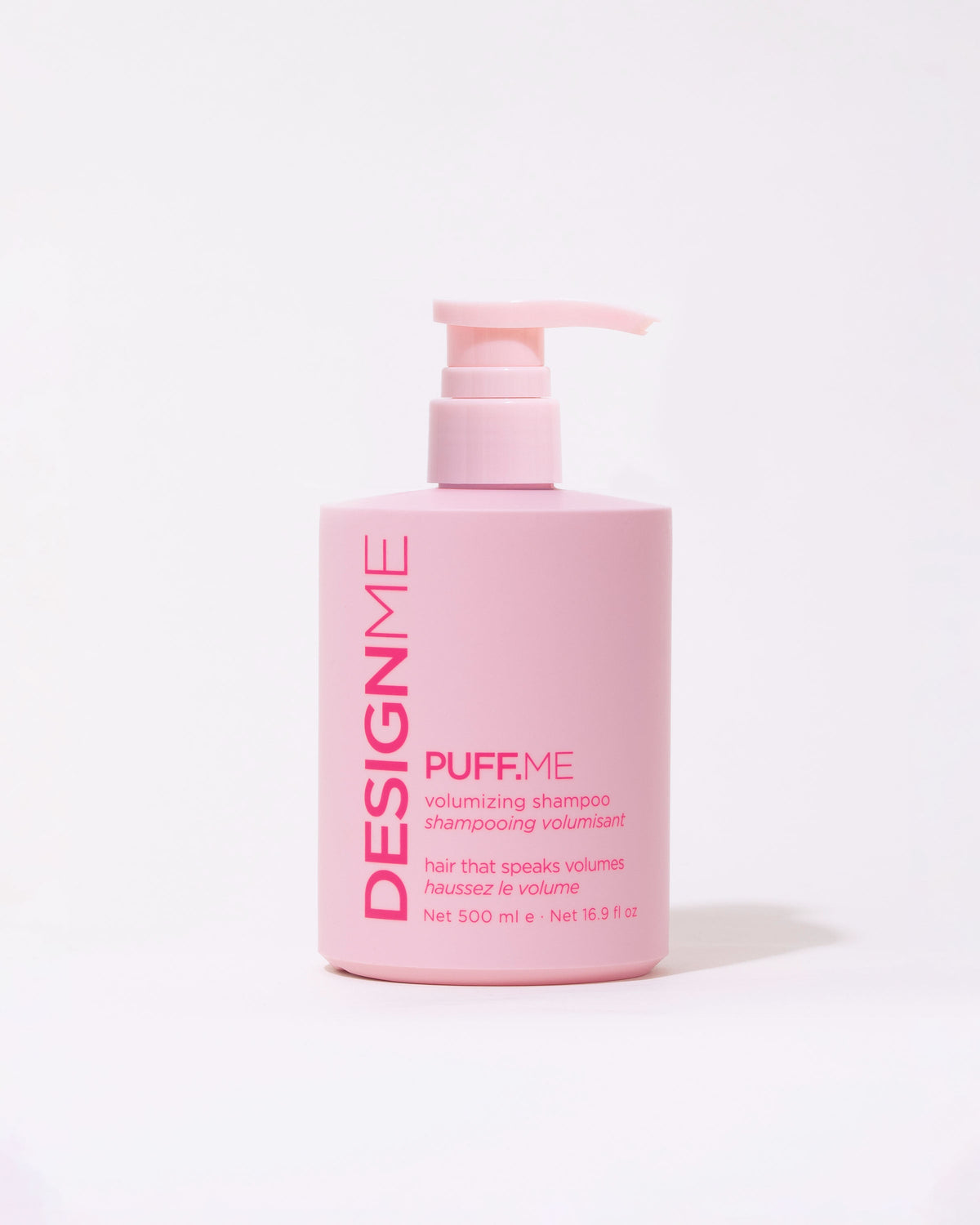 Design.Me Puff.Me Volumizing Shampoo – Sulfate-Free Cleanse for Weightless Body – Half Litre • 500ml
