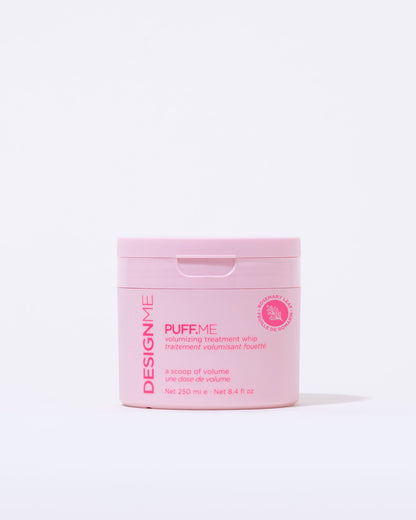 Design.Me Puff.Me Volumizing Treatment Whip – Rosemary & Bamboo for Fuller Hair – Full • 250ml