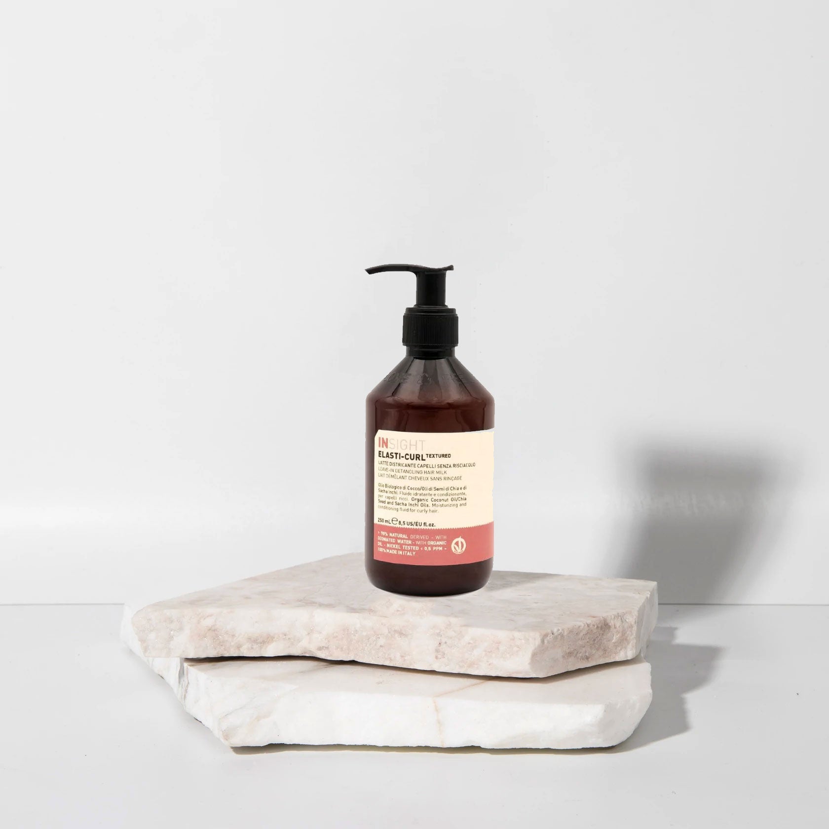 Insight Elasti-Curl Leave-In Detangling Hair Milk 250 ml — same bottle in the cream-label livery currently supplied in Canada