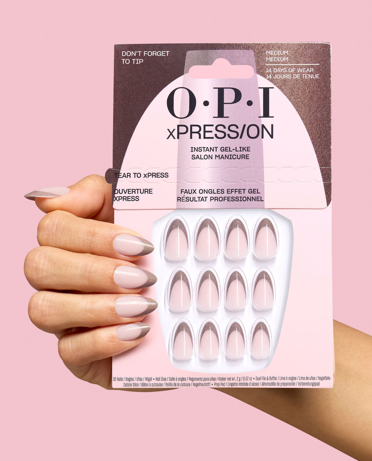 OPI xPRESS/ON — Don't Forget to Tip, official OPI product image