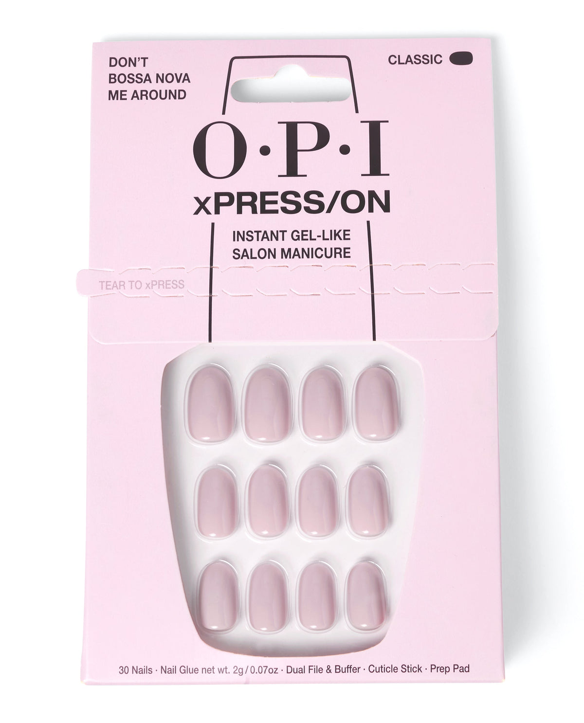 OPI xPRESS/ON — Don't Bossa Nova Me Around – Short, official OPI product image
