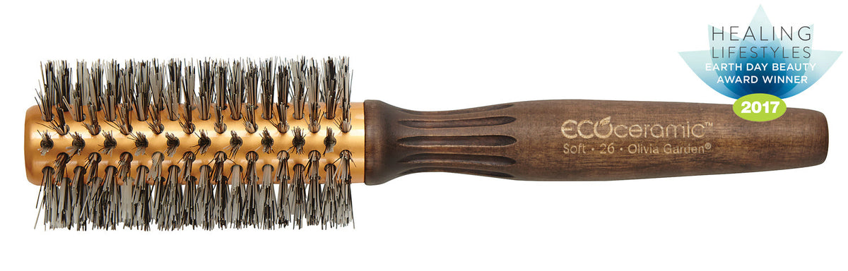 Olivia Garden EcoCeramic Thermal Brush — 54 mm (2 1/8"), plain white background