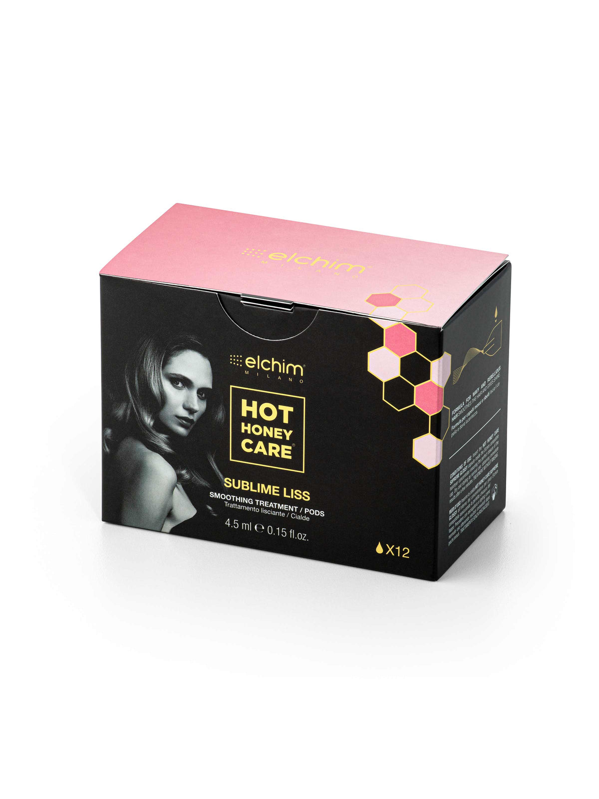 Elchim Hot Honey Care Sublime Liss pods, box
