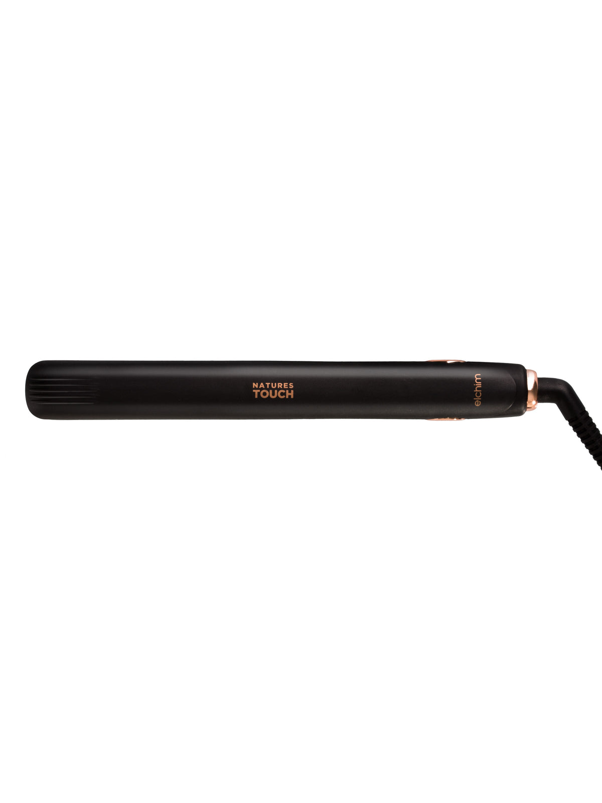 Elchim Natures Touch flat iron, closed, side view