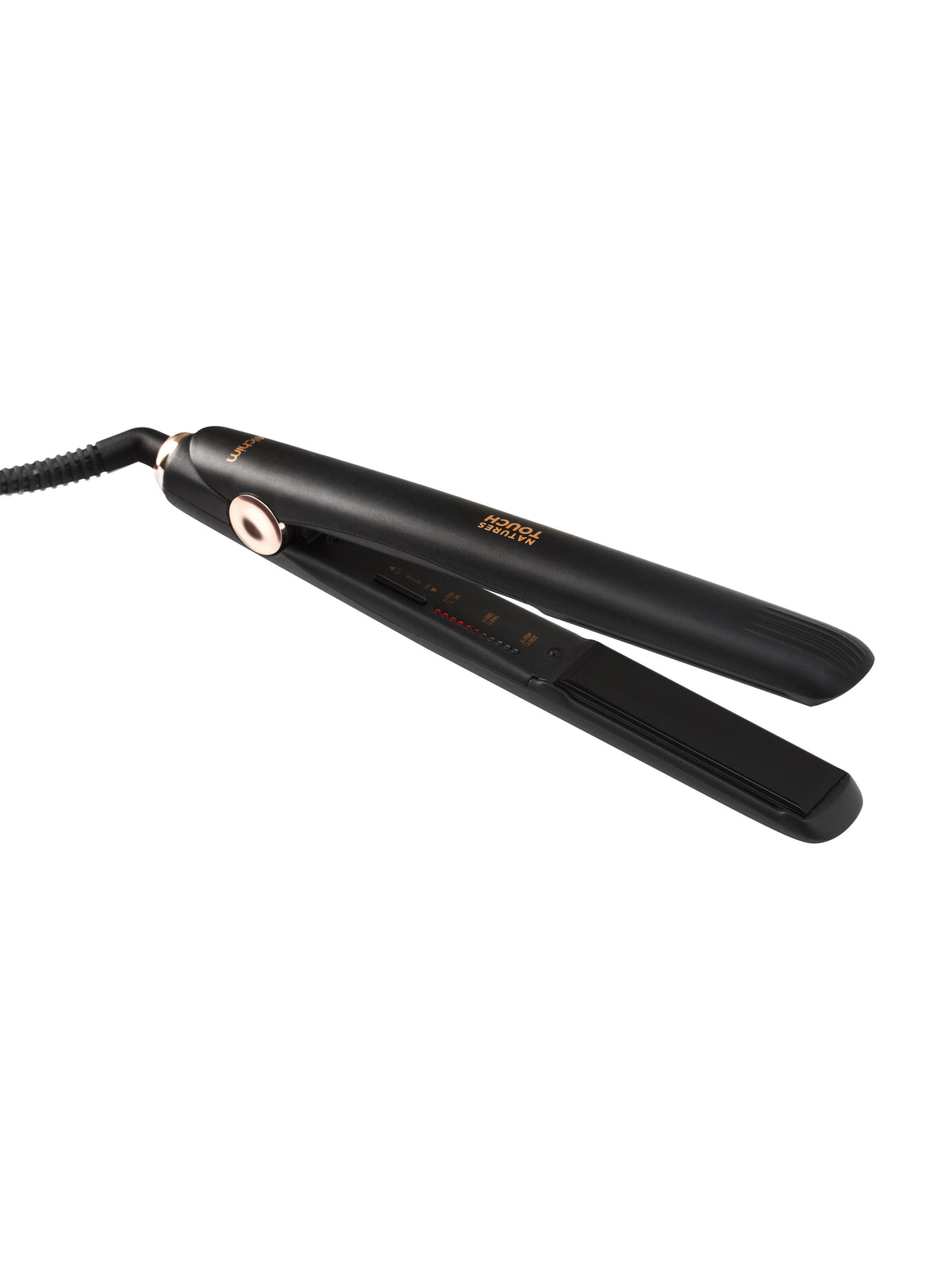 Elchim Natures Touch flat iron, three-quarter view