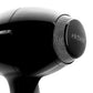 Elchim Xlite Plus hair dryer, black, rear filter detail