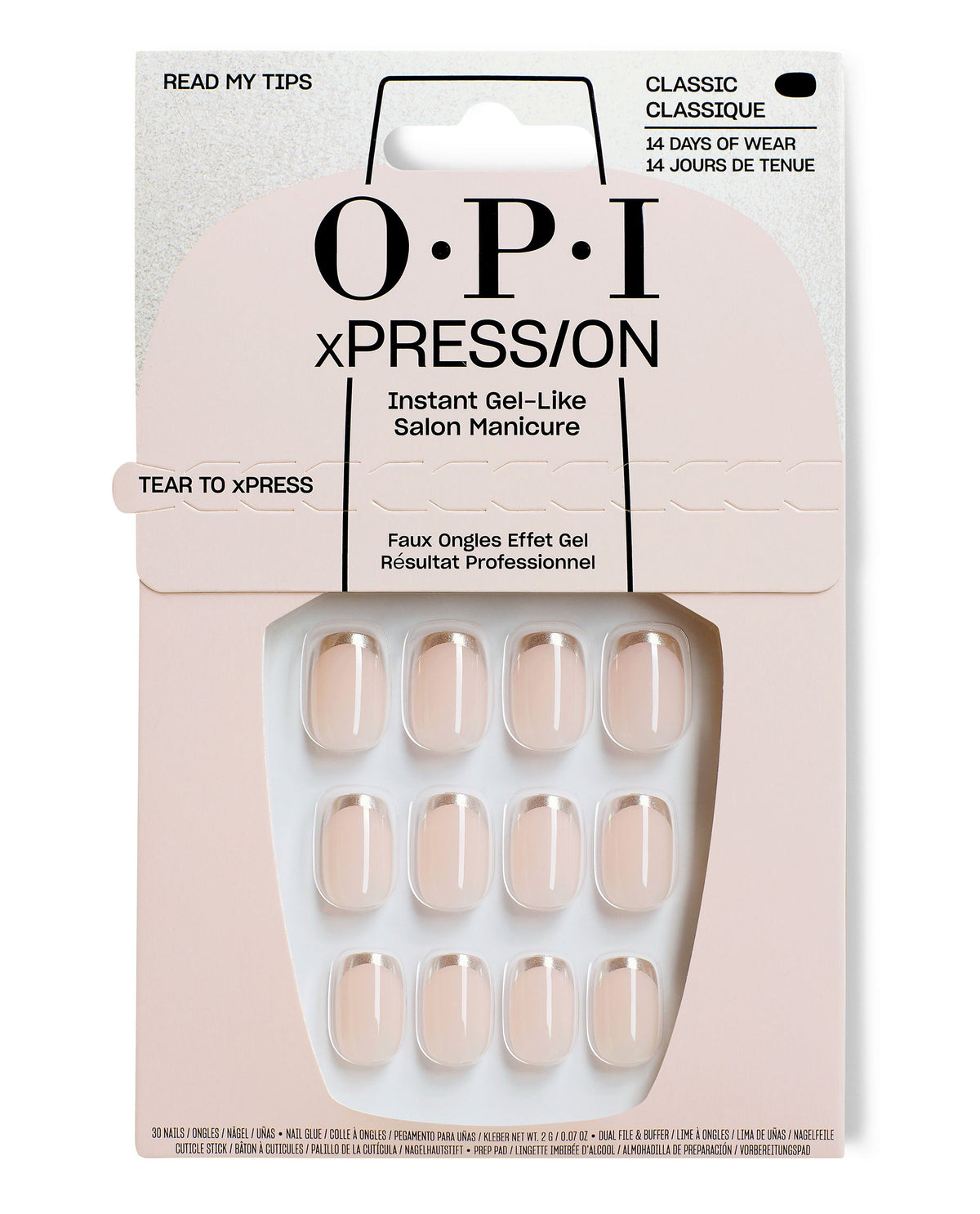 OPI xPRESS/ON — Read My Tips, official OPI product image