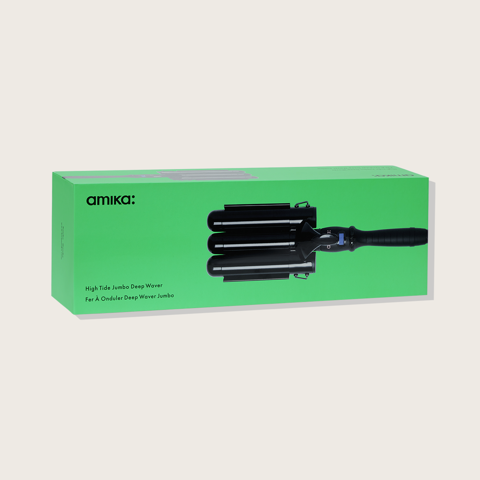 Amika High Tide Jumbo Deep Waver – 1.25" Tourmaline Ceramic Triple-Barrel Hair Tool