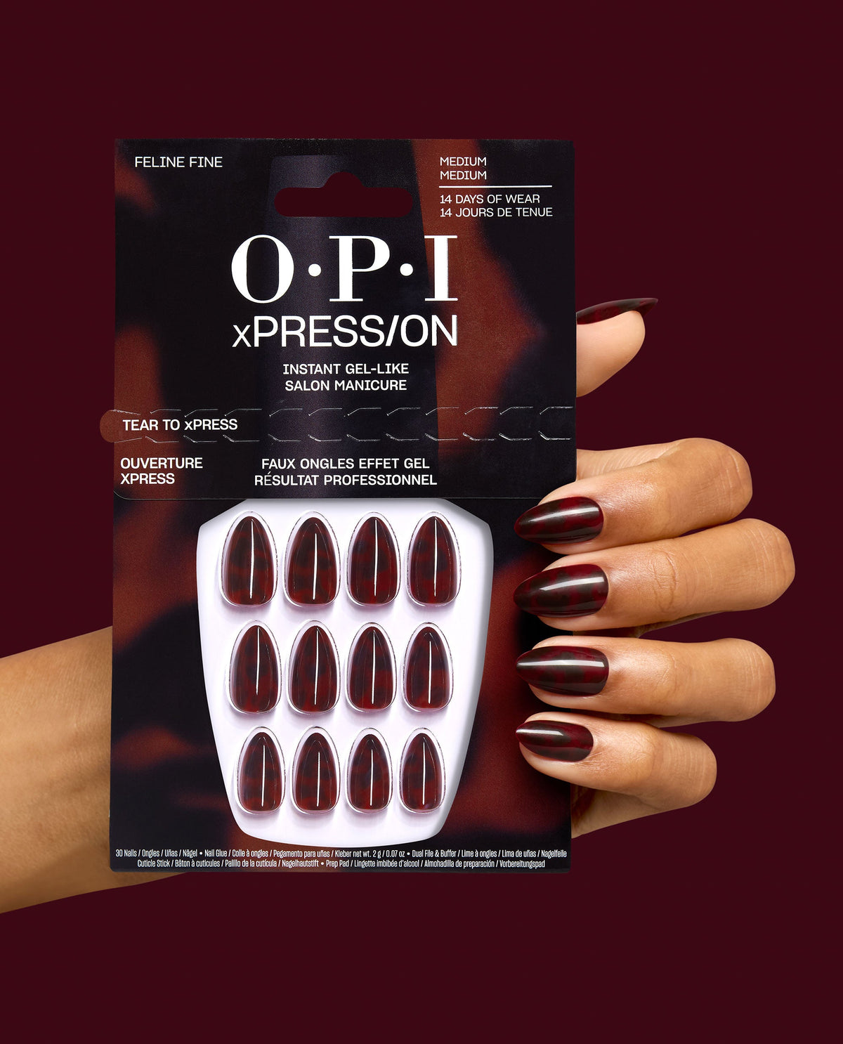OPI xPRESS/ON — Feline Fine, official OPI product image
